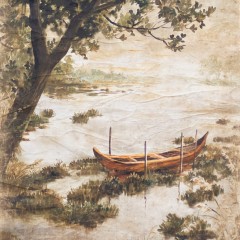 RED BOAT (90x120cm)